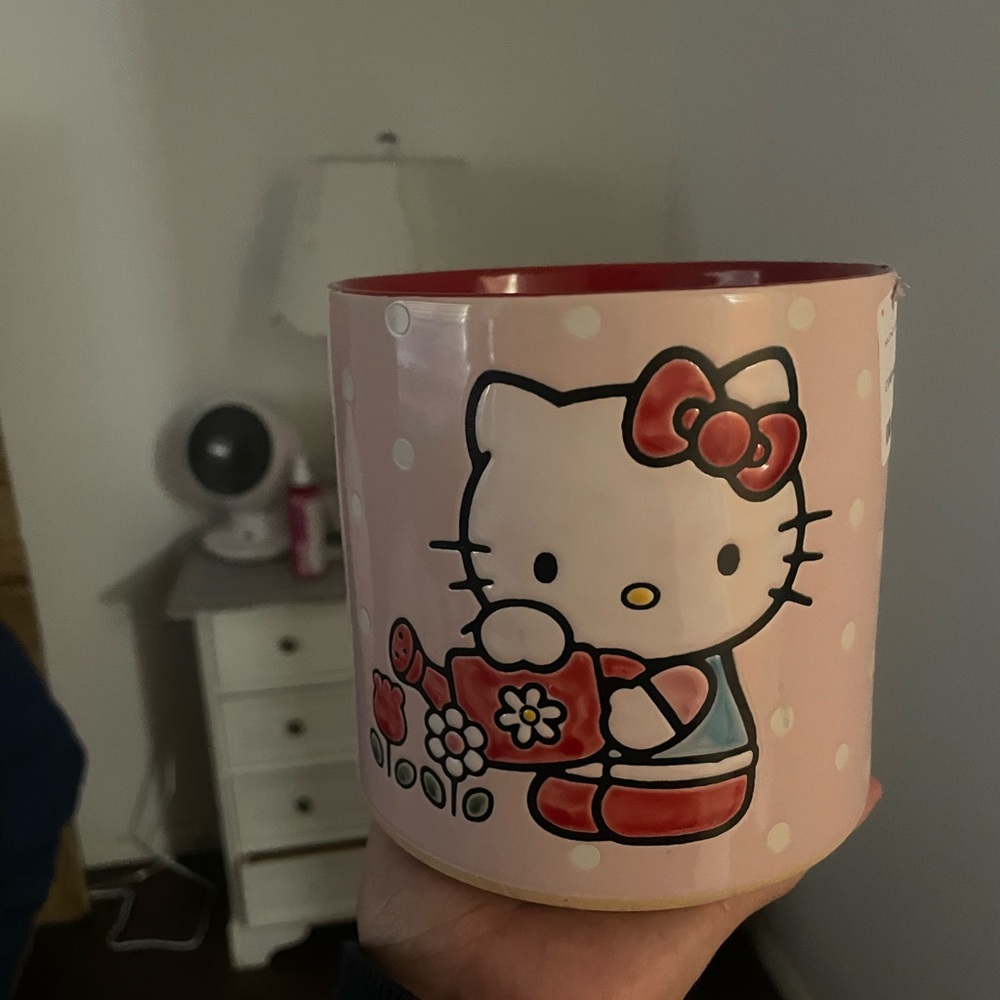 Hello kitty planter
